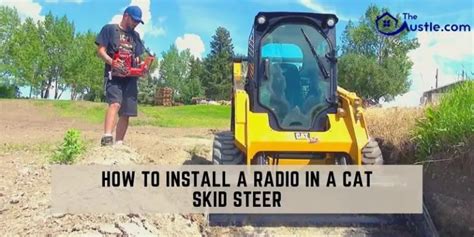 cat skid steer radio install|caterpillar am radio manual.